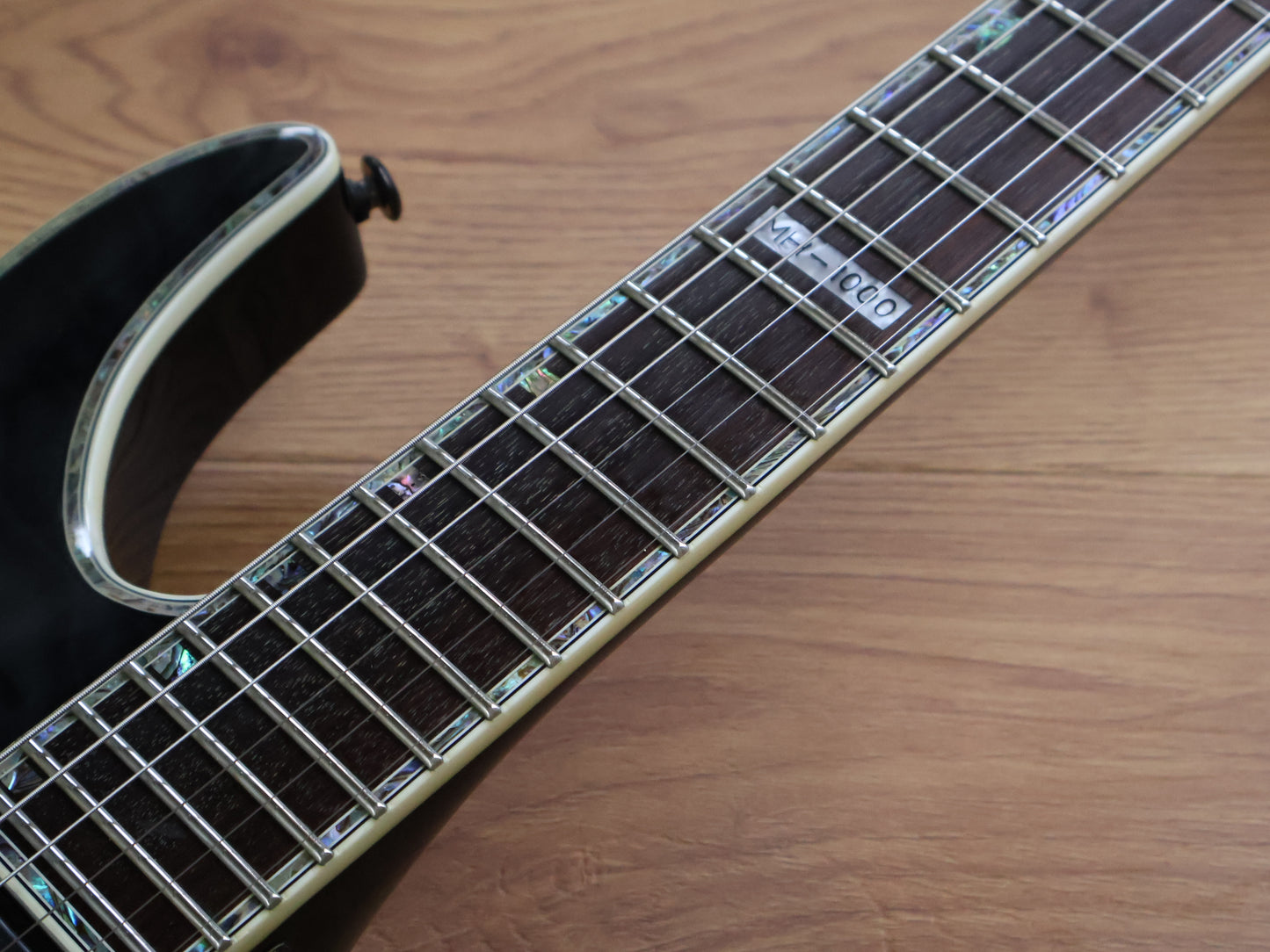 2007 ESP LTD MH-1000FR Deluxe w/EMG's (See Thru Black)