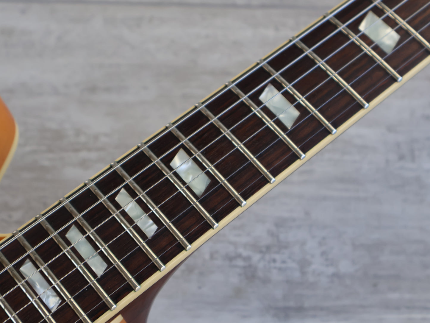 2006 Epiphone Japan Elitist Nick Valensi Model Riviera w/Gibson P-94's (Antique Natural)