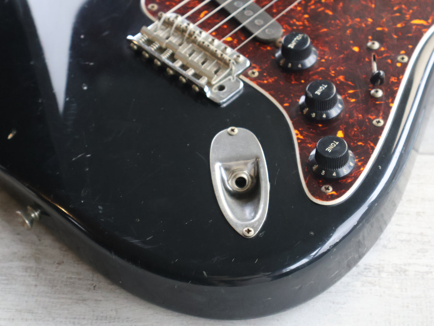 1980's Bill Lawrence (by Morris Japan) Challenger '57 Reissue Stratocaster (Black)