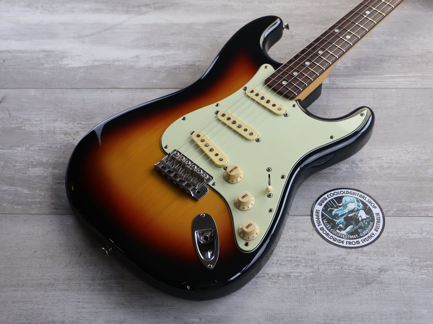 1993 Fender Japan ST65 '65 Reissue Stratocaster w/USA Pickups (Sunburst)