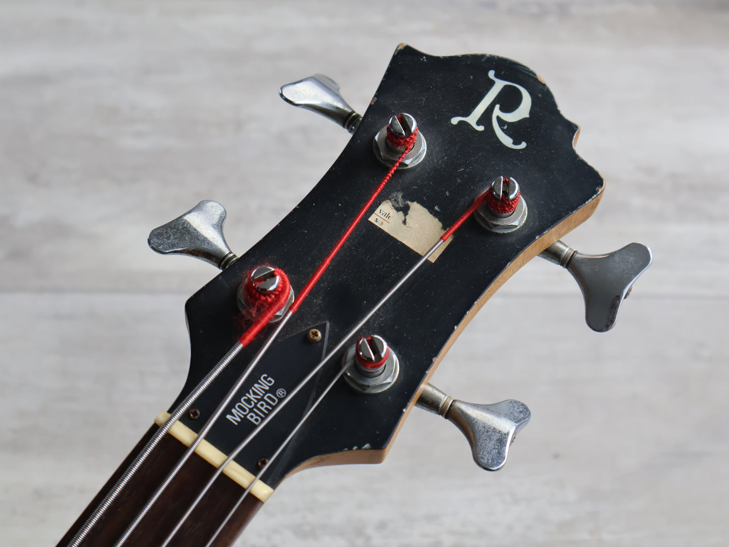 1986 BC Rich Japan NJ Series MB-20 Mockingbird Bass w/EMG (Vintage White)