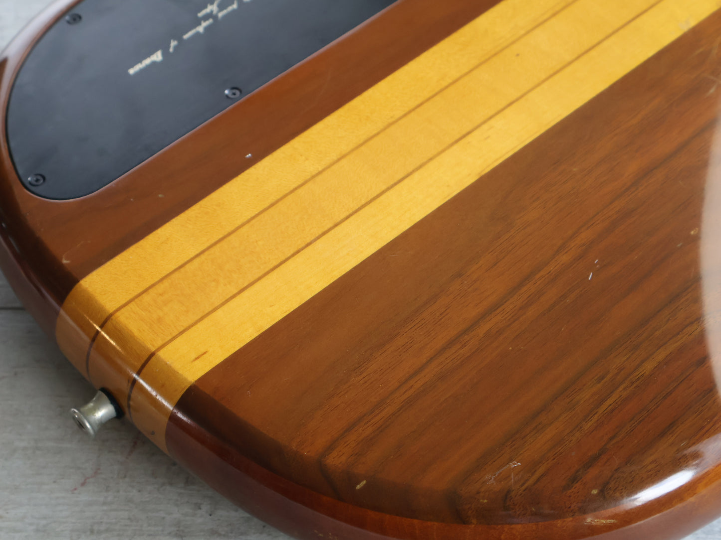1980 Ibanez Japan MC980 8-String Musician Bass (Dark Stain Natural)
