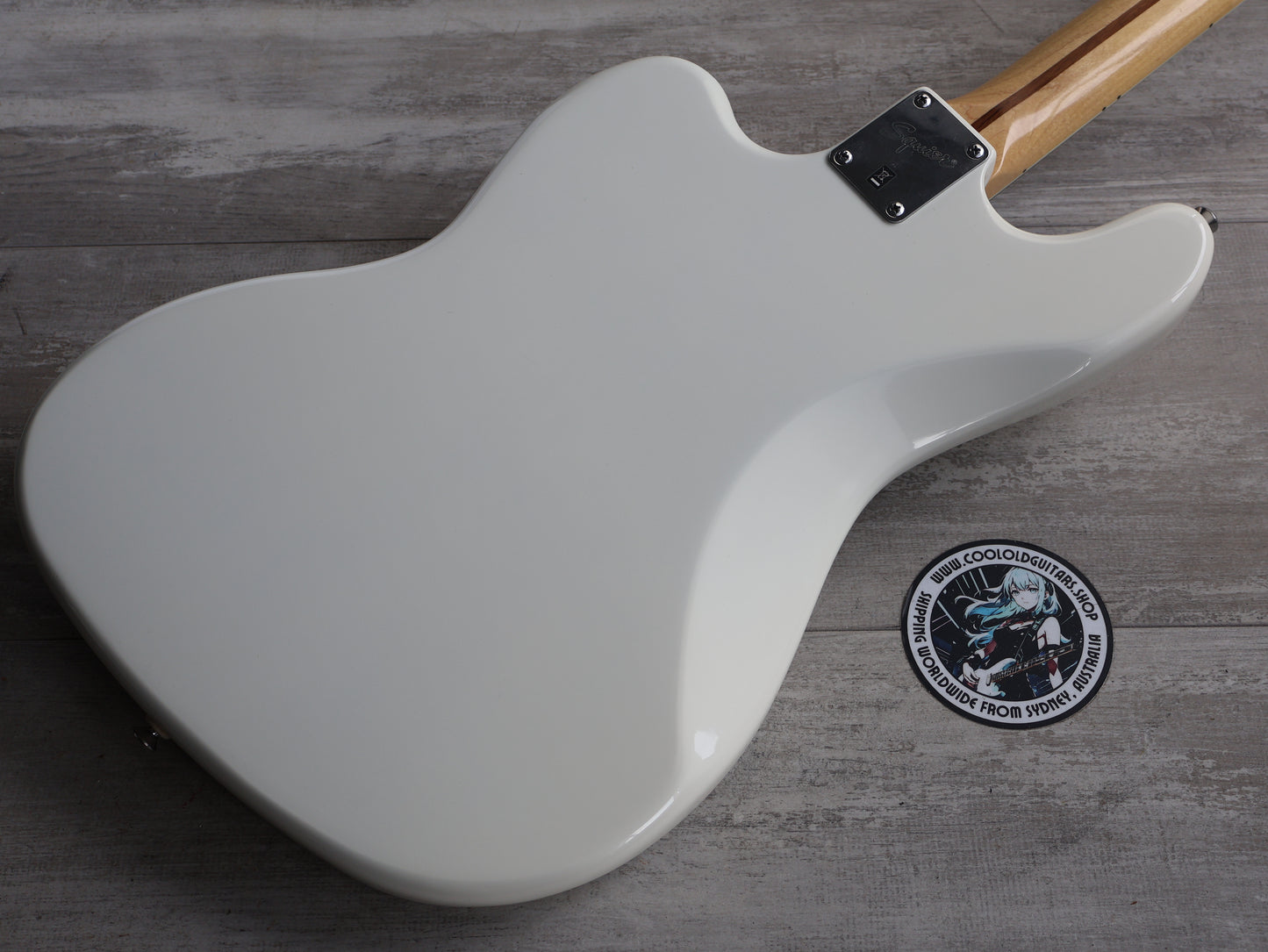 2013 Squier Vintage Modified Bass VI (White)