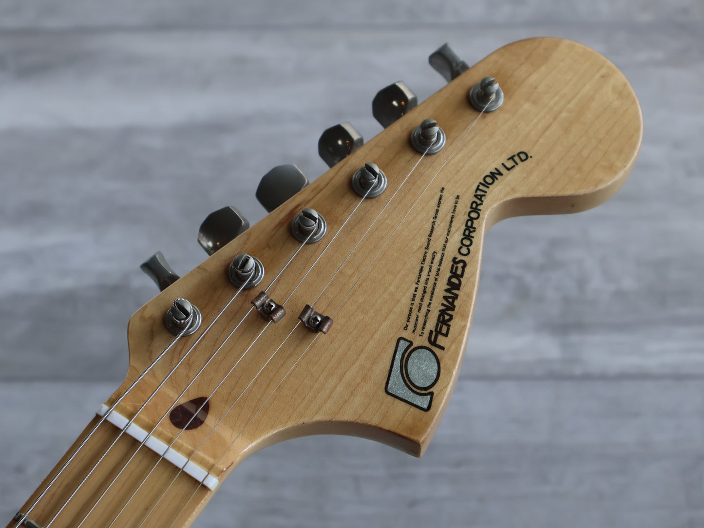 1979 Fernandes Japan FST-50 Vintage Stratocaster (Black)