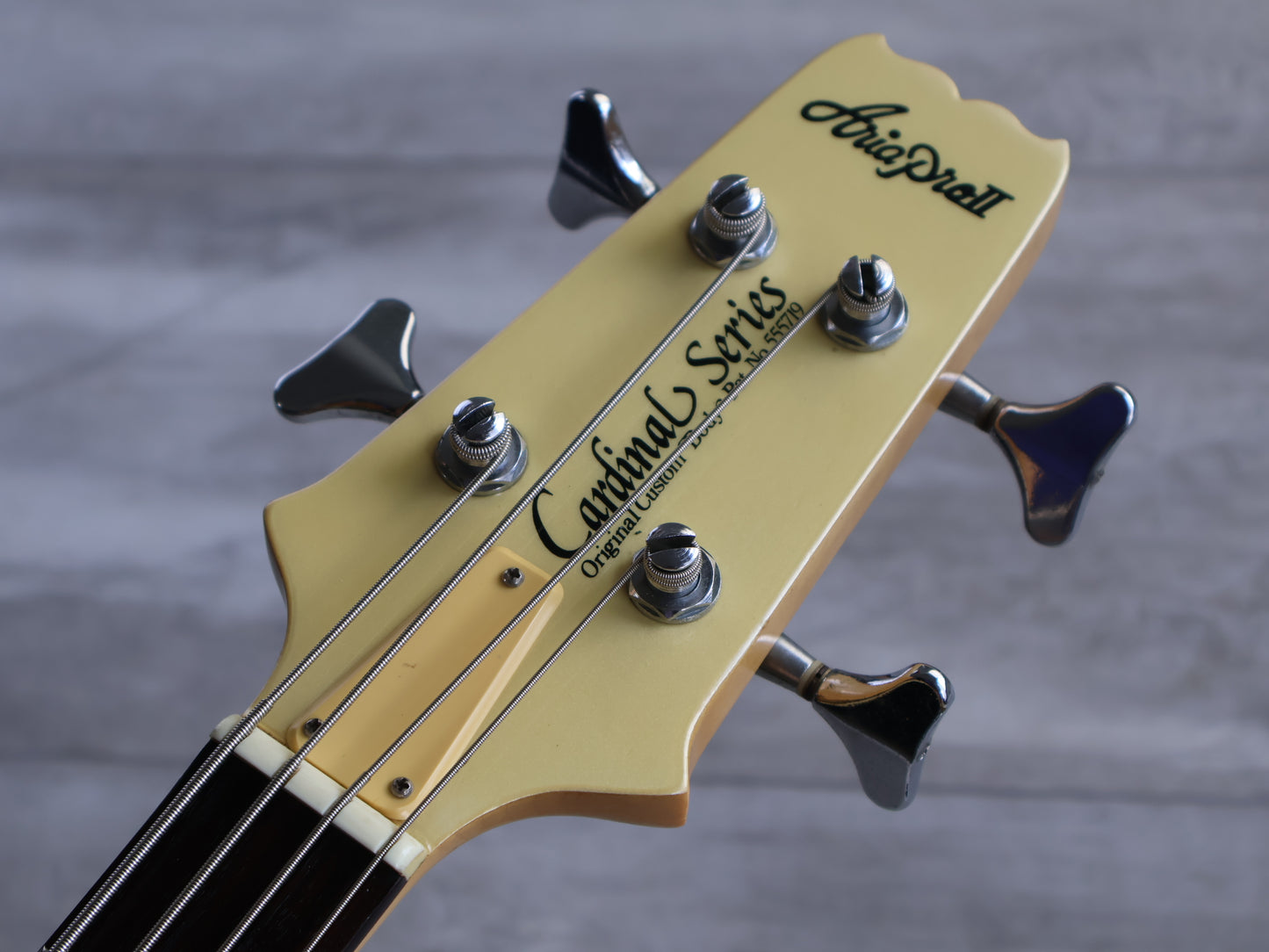 1982 Aria Pro II Japan Cardinal Guitar/Bass Doubleneck Custom Order (Pearl White)