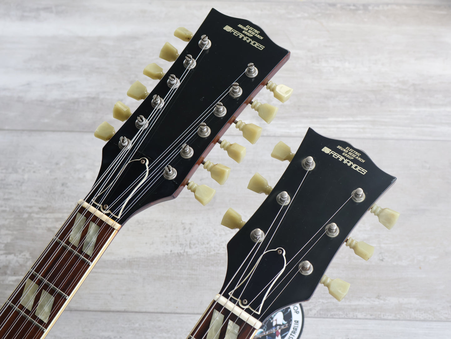 1979 Fernandes Japan FSG-120W Double Neck SG 6/12 (Cherry Red)