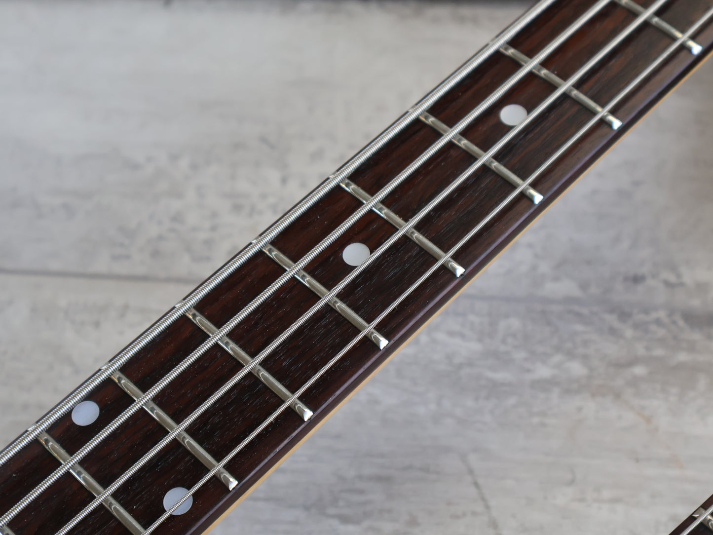 1982 Aria Pro II Japan Cardinal Guitar/Bass Doubleneck Custom Order (Pearl White)