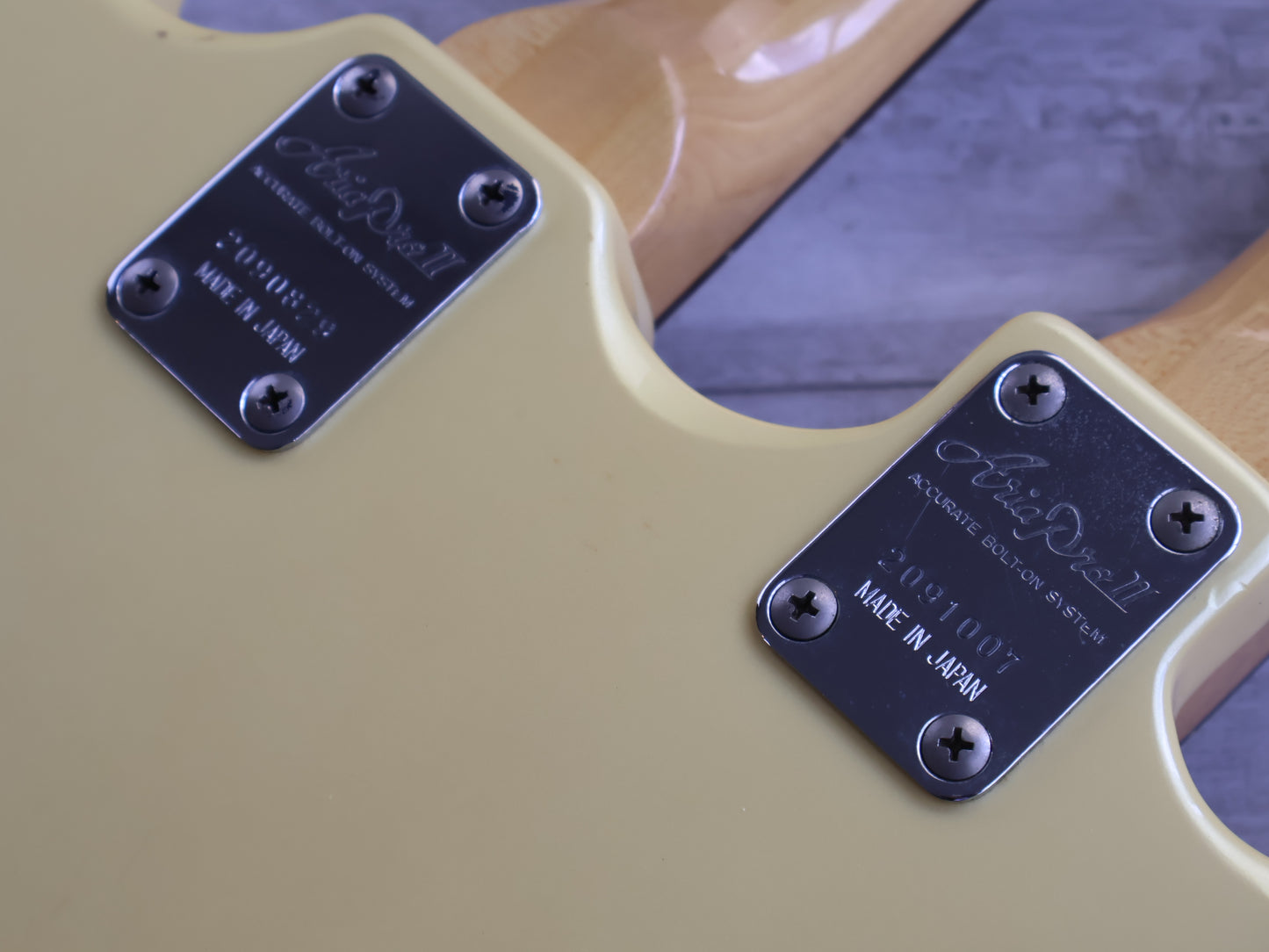 1982 Aria Pro II Japan Cardinal Guitar/Bass Doubleneck Custom Order (Pearl White)
