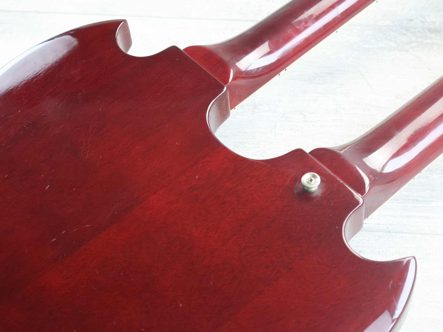 1979 Fernandes Japan FSG-120W Double Neck SG 6/12 (Cherry Red)