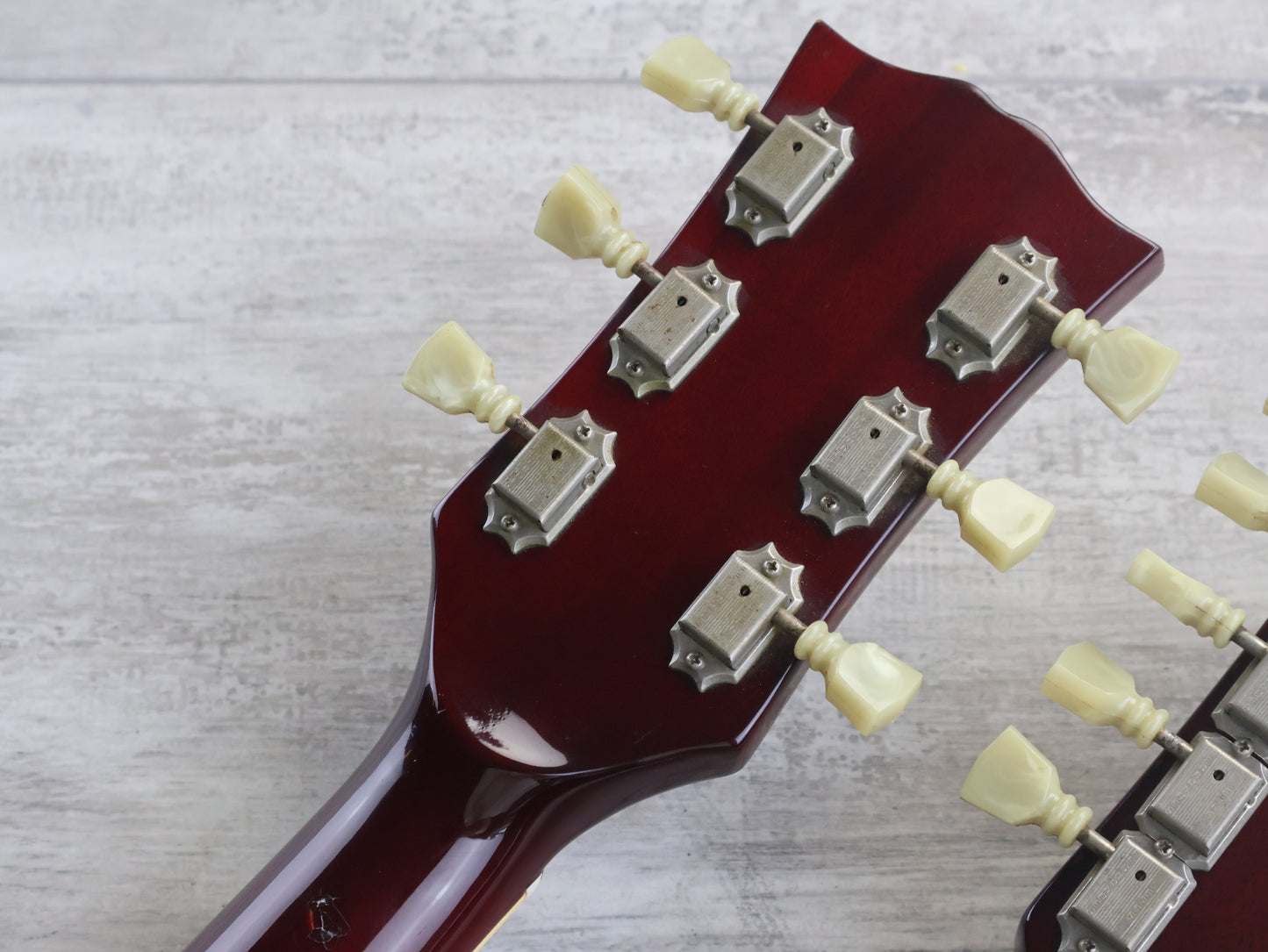 1979 Fernandes Japan FSG-120W Double Neck SG 6/12 (Cherry Red)