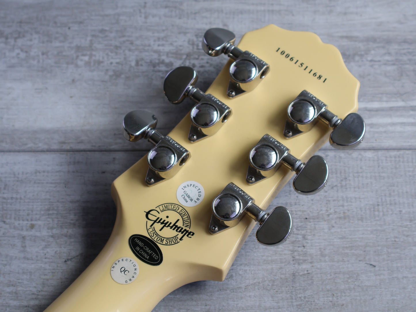 2011 Epiphone Limited Edition Custom Shop Les Paul Standard (Cream)