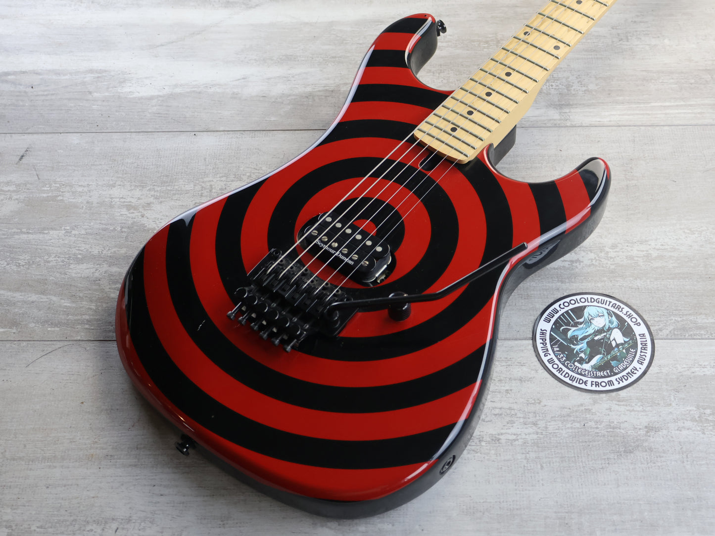2012 Kramer "1984" '84 Reissue Baretta (Black Red Bullseye)