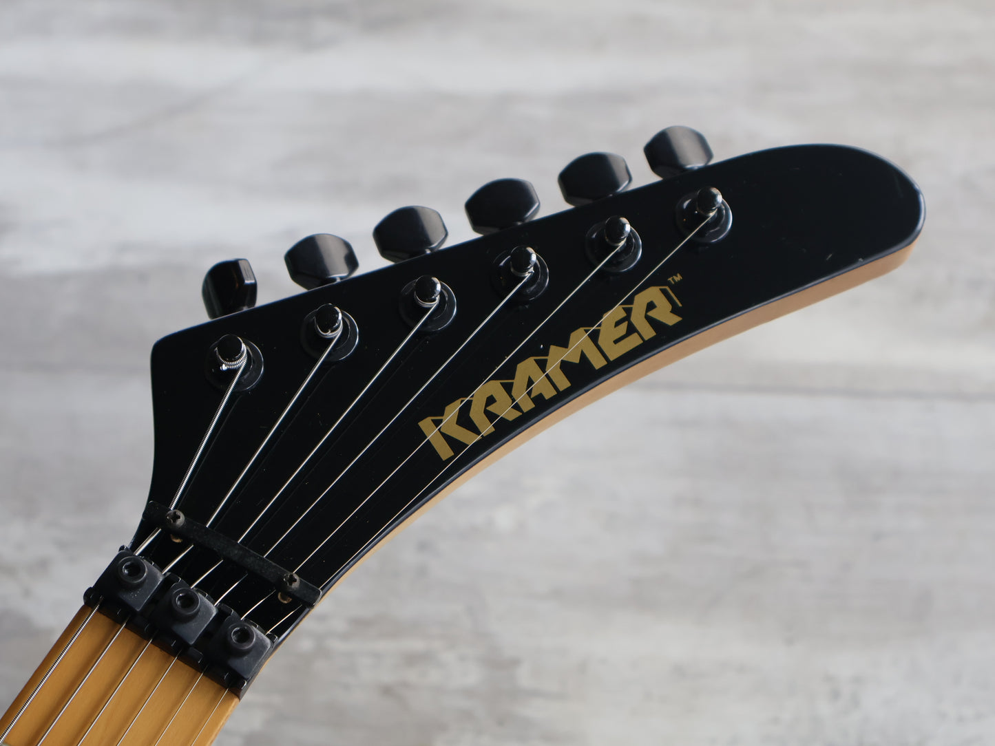 1990 Kramer (by ESP Japan) MK-II B HH Superstrat (Black)