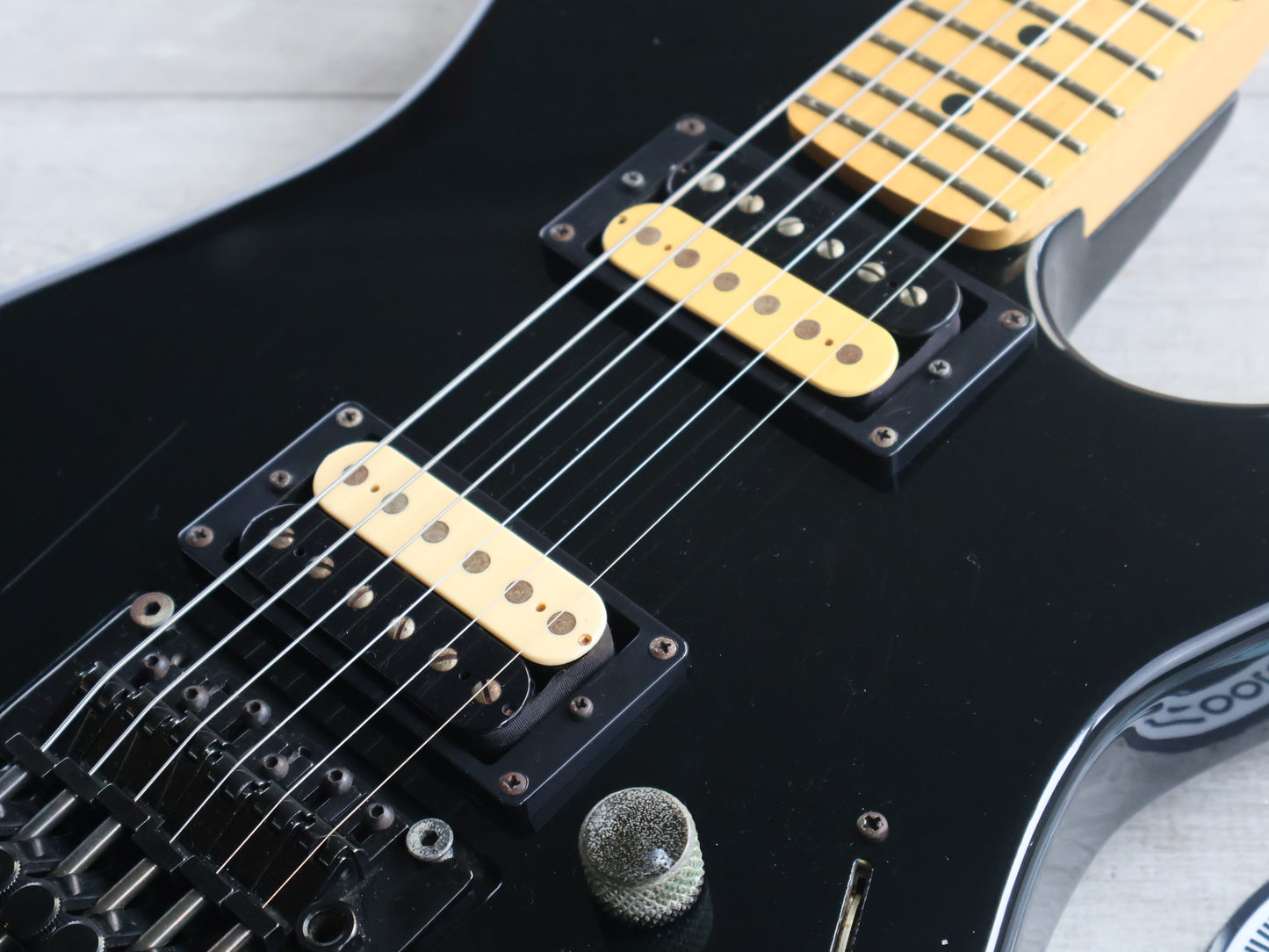 1990 Kramer (by ESP Japan) MK-II B HH Superstrat (Black)