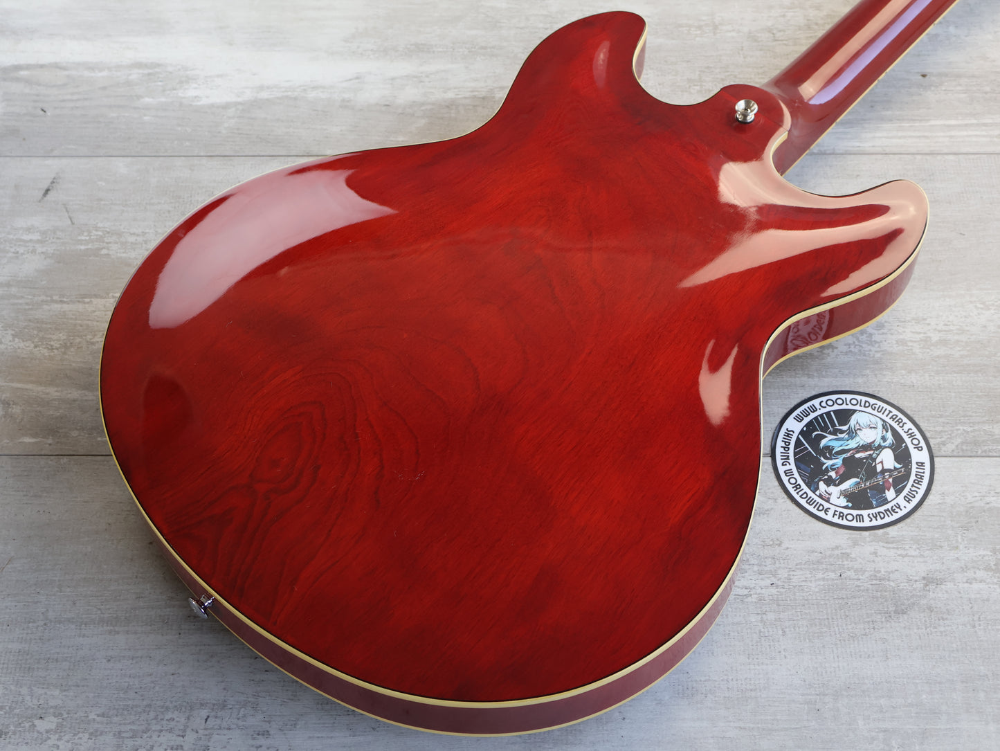 1980 Yamaha Japan SA-700 "Super Axe" ES-335 Semi Hollowbody (Persimmon Red)