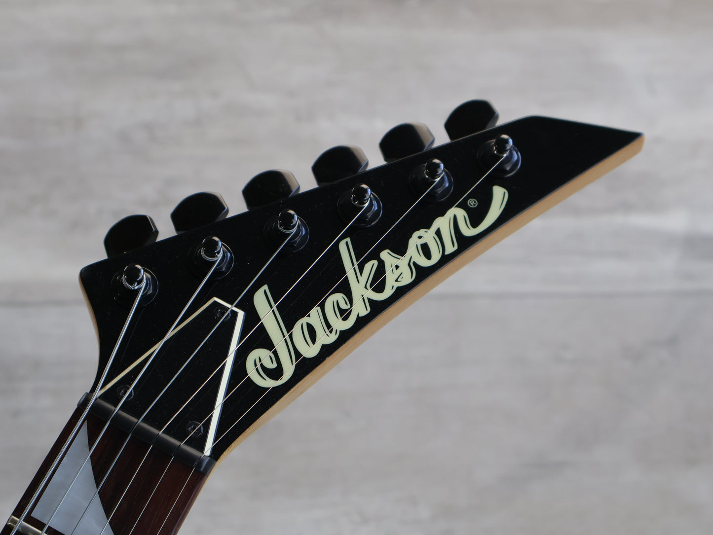2004 Jackson Japan KVX10 Limited Edition King V Flying V (Blue Ghost Flames)