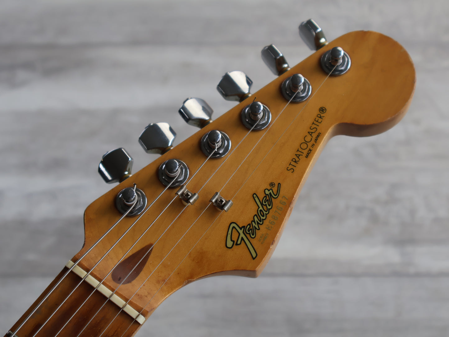 1986 Fender Japan ST-456 "E Series" Stratocaster (Vintage White)