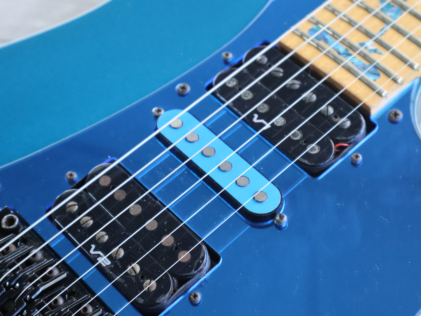1991 Ibanez Japan RG-5000 Limited Edition Superstrat (Laser Blue)