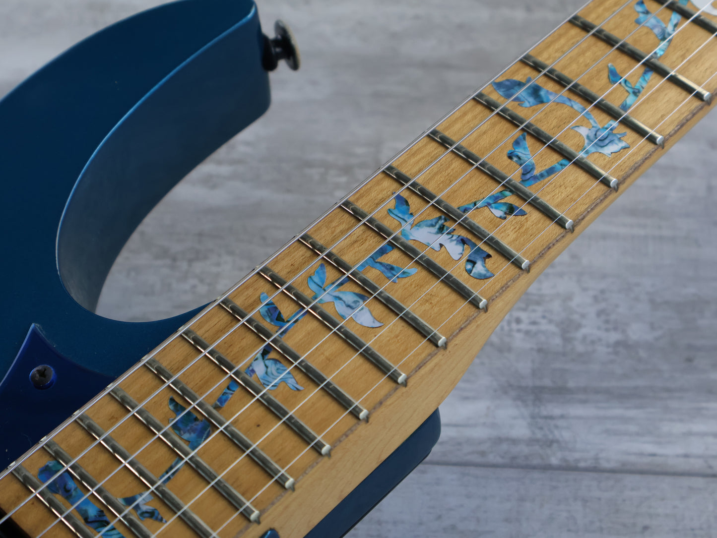 1991 Ibanez Japan RG-5000 Limited Edition Superstrat (Laser Blue)
