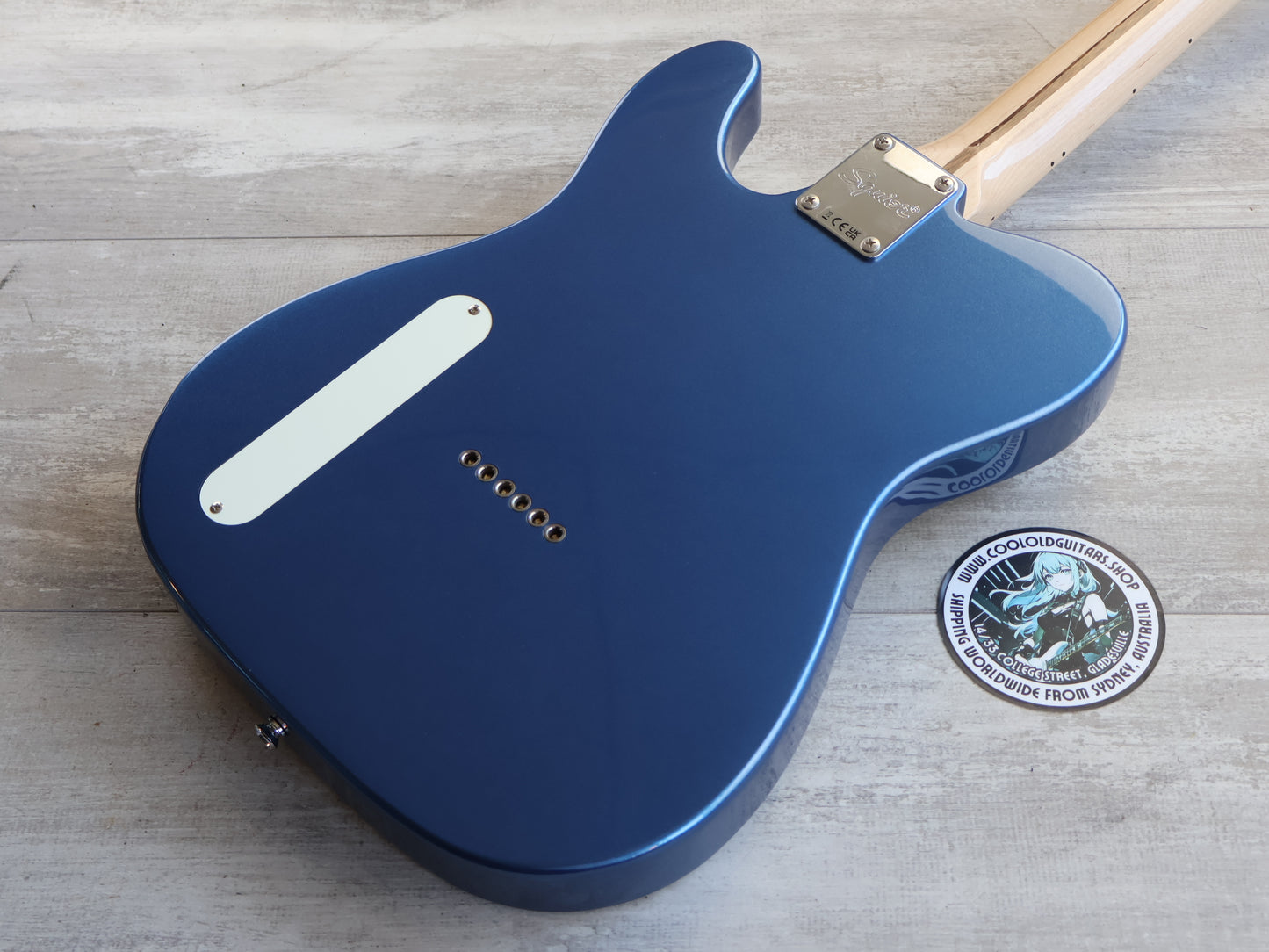 Squier Paranormal Cabronita Telecaster Thinline w/P90's (Lake Placid Blue)