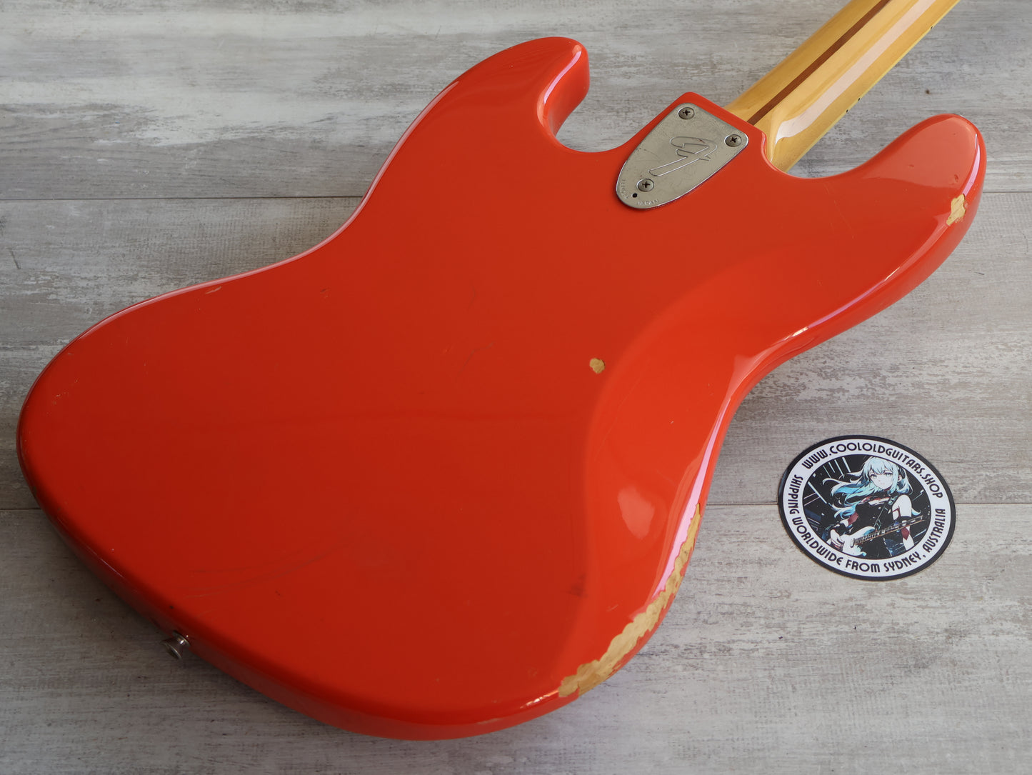 1999 Fender Japan JB75 '75 Reissue Jazz Bass (Fiesta Red)