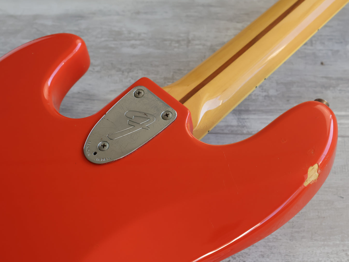 1999 Fender Japan JB75 '75 Reissue Jazz Bass (Fiesta Red)