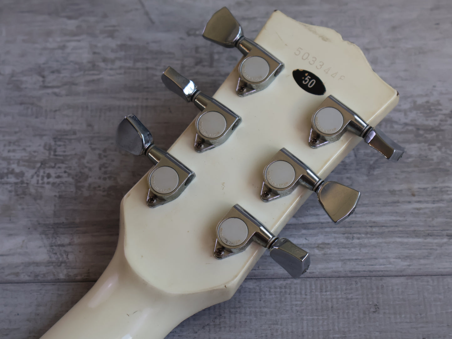 1985 Grandy (By Tokai) Japan Love Rock GSG-550 '76 Reissue SG (Olympic White)