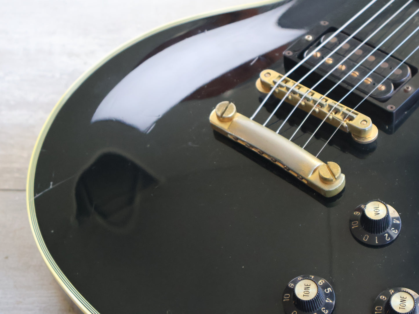 1990 Greco Japan EGC-600 Les Paul Custom (Ebony)