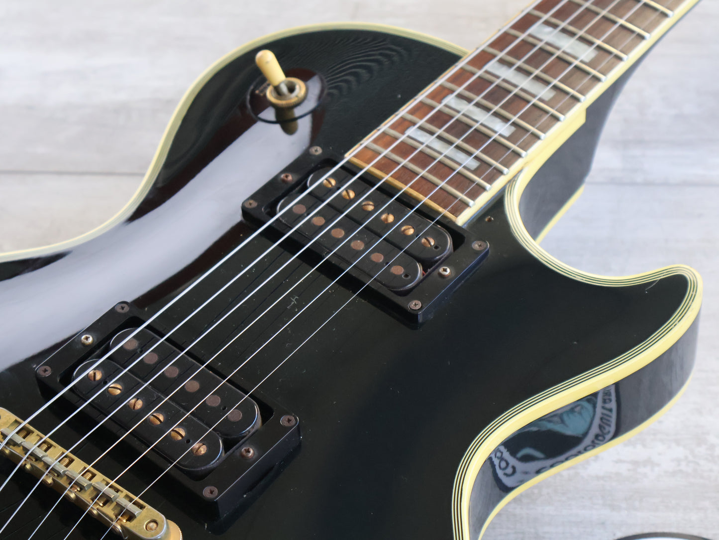 1990 Greco Japan EGC-600 Les Paul Custom (Ebony)