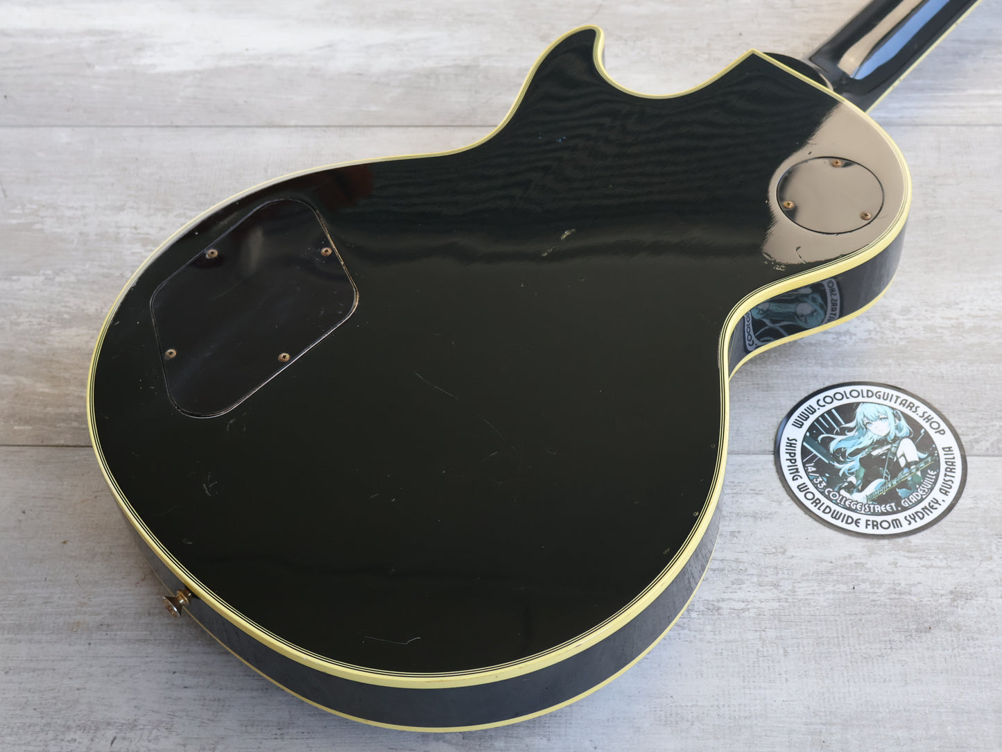 1990 Greco Japan EGC-600 Les Paul Custom (Ebony)