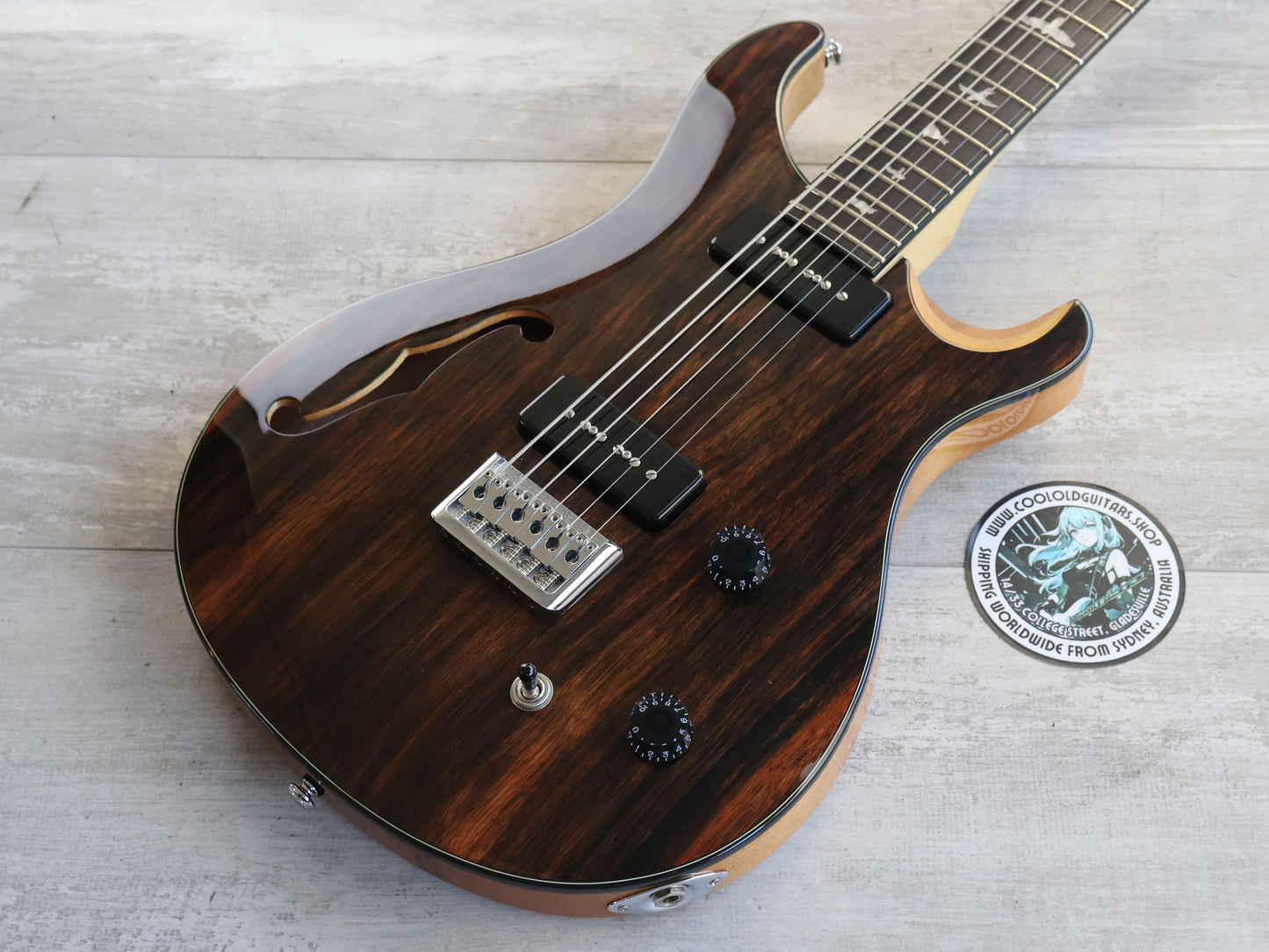 PRS SE Exotic Wood SE 277 Limited Edition Baritone (Ebony)
