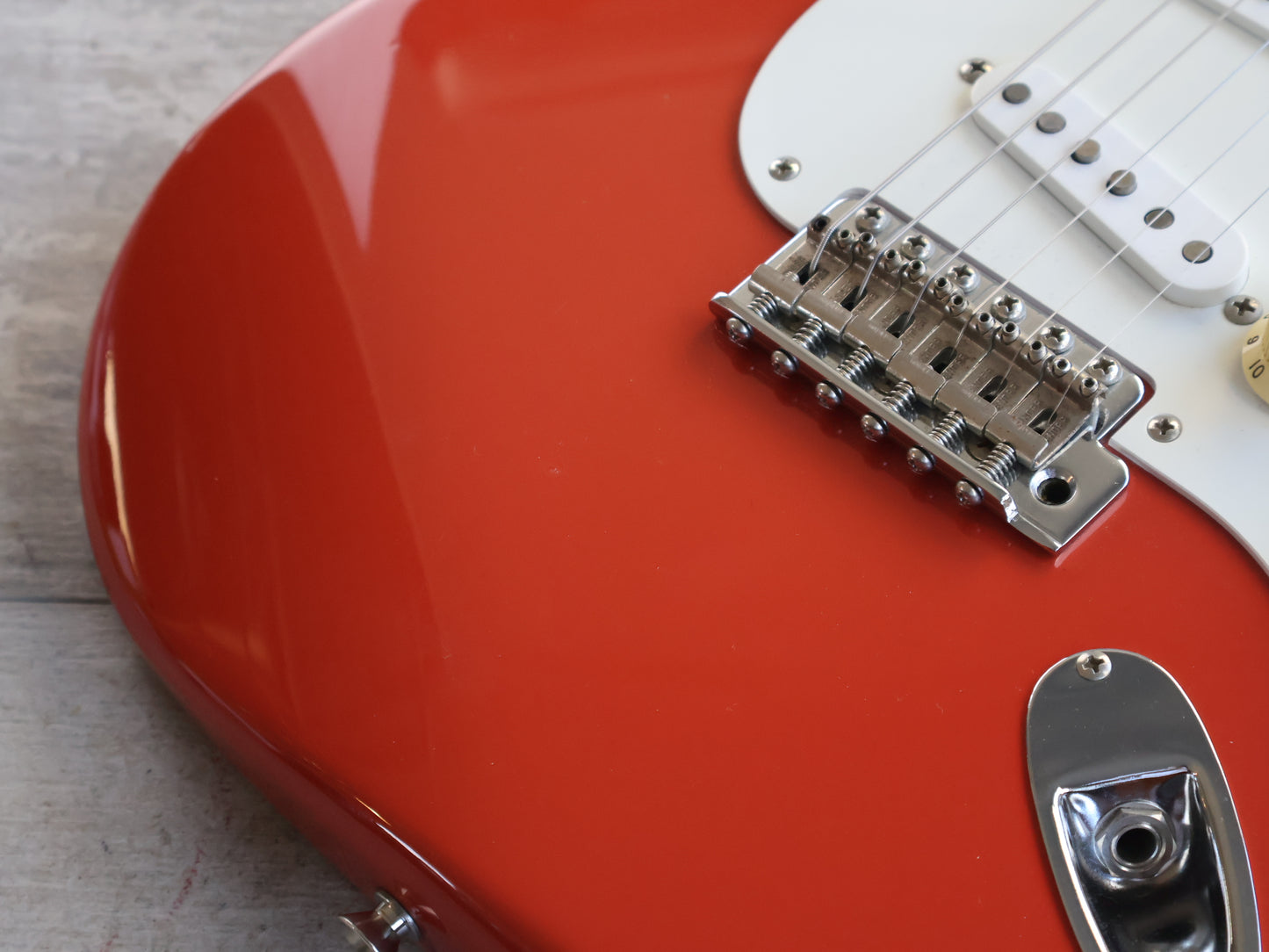 2010 Fender Japan ST57-US '57 Reissue Stratocaster w/USA Pickups (Fiesta Red)