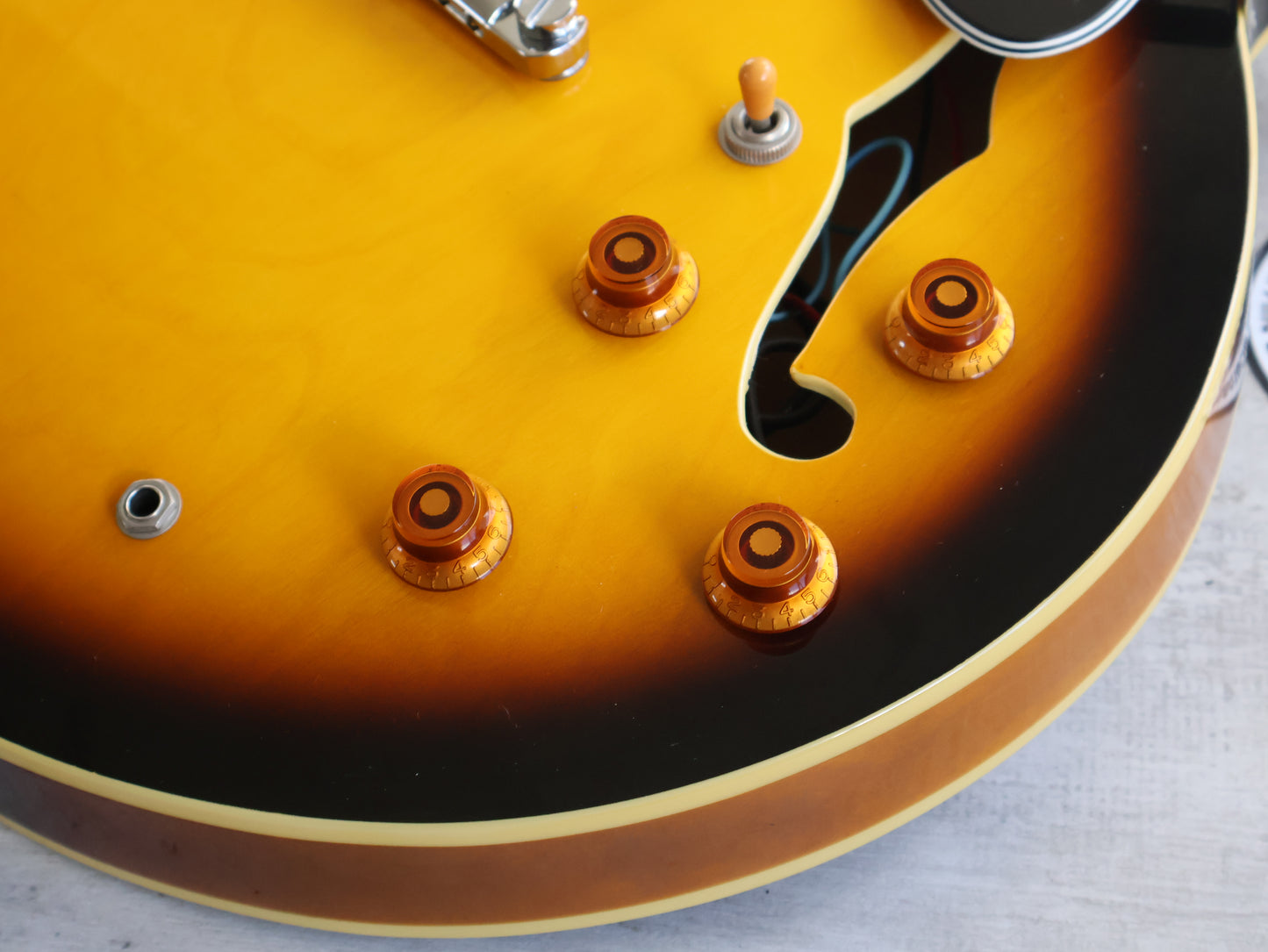 2013 Tokai ES-78 Semi Hollowbody 335 Electric Guitar (Brown Sunburst)