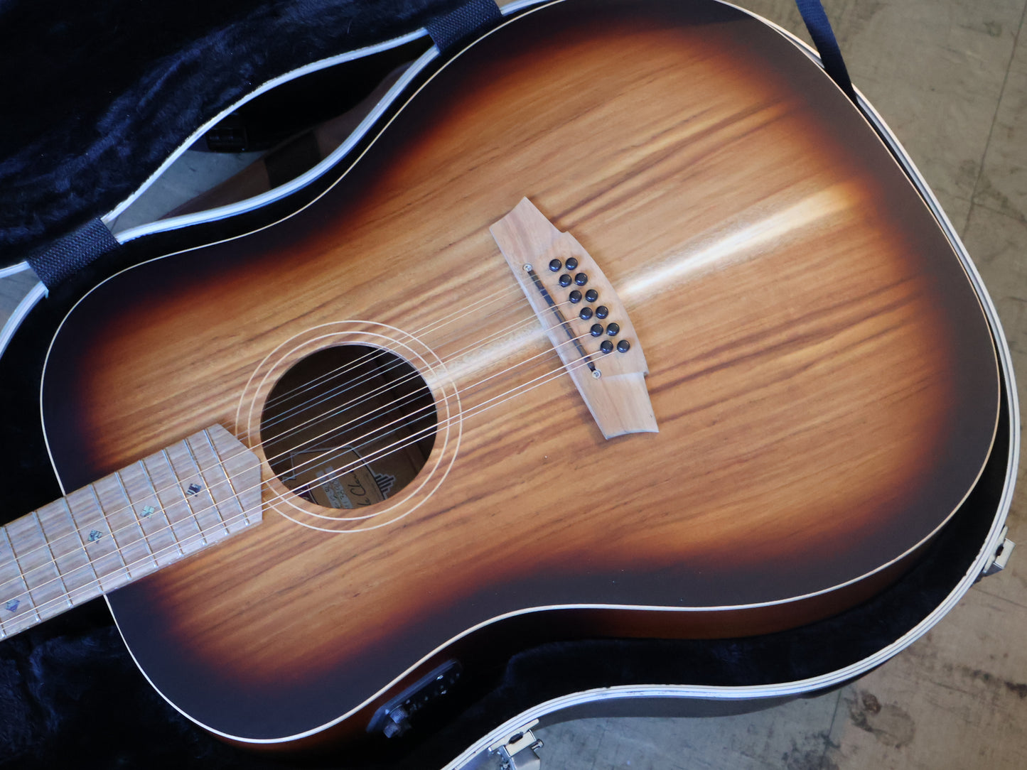 2016 Cole Clark CCFL2E-12-BLBL 12-String Dreadnought Acoustic Guitar w/Pickup