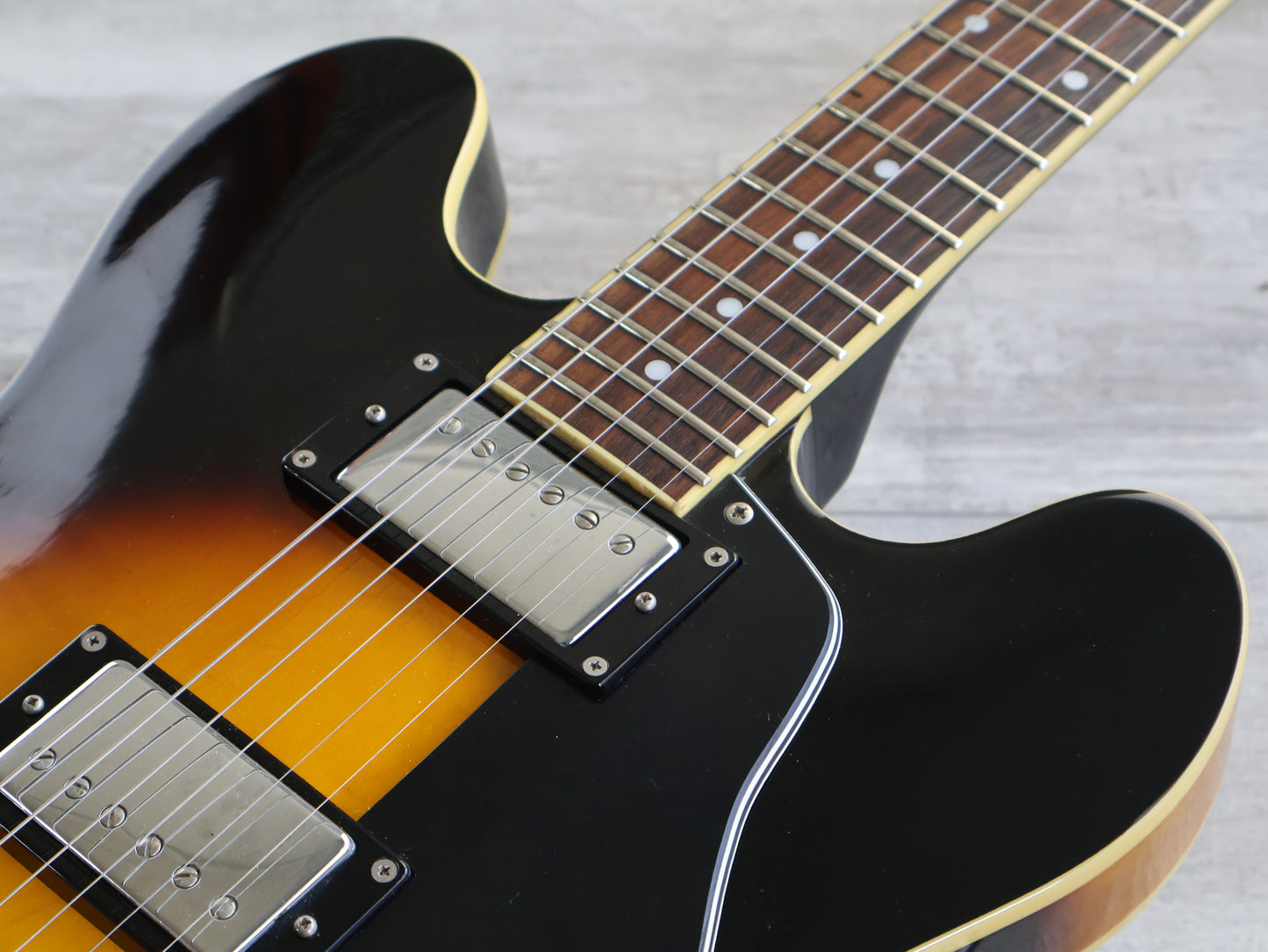 2013 Tokai ES-78 Semi Hollowbody 335 Electric Guitar (Brown Sunburst)