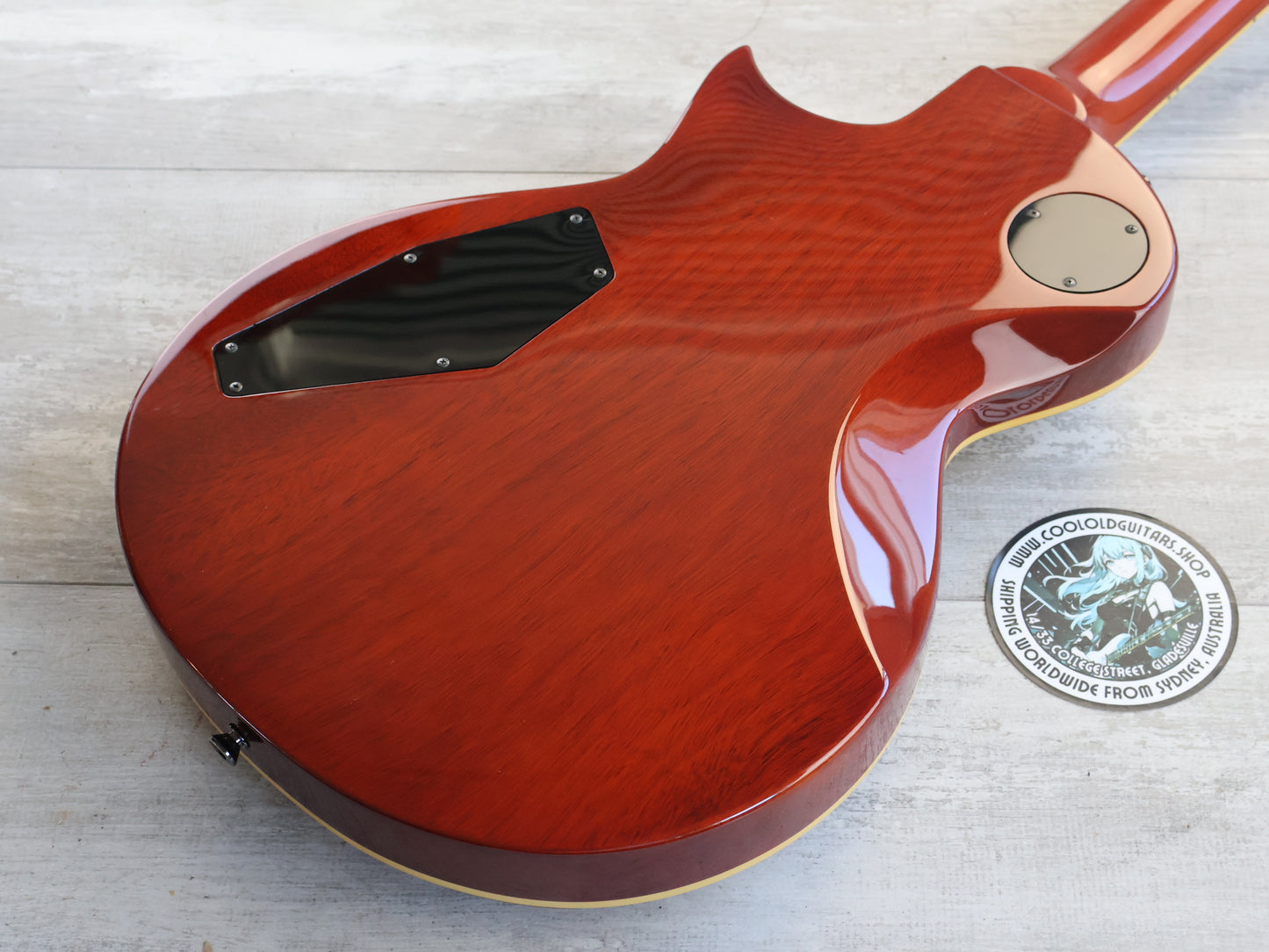 2011 Edwards (by ESP Japan) E-MA-105SD/QM Eclipse Single Cutaway (Black Cherry)