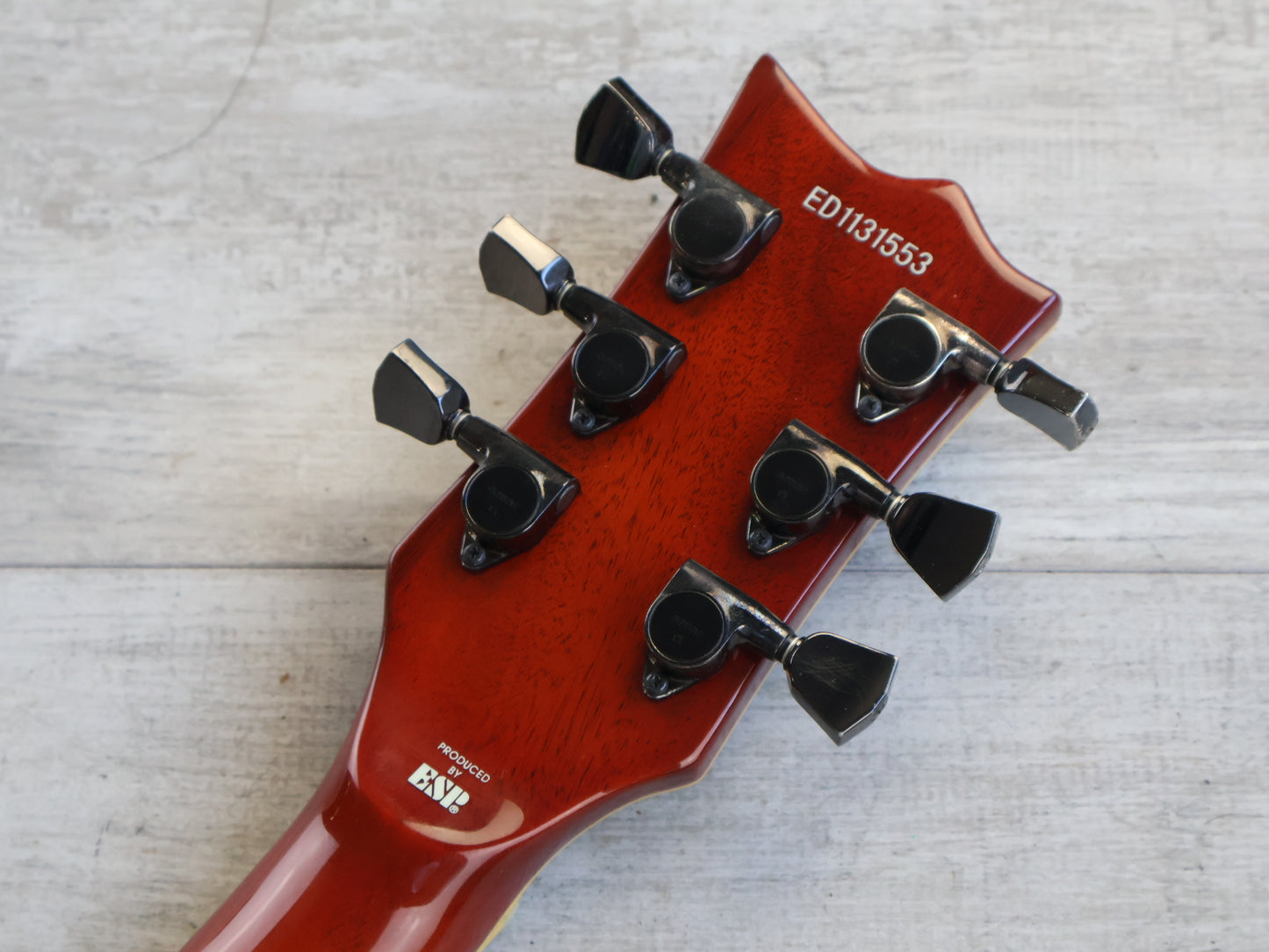 2011 Edwards (by ESP Japan) E-MA-105SD/QM Eclipse Single Cutaway (Black Cherry)