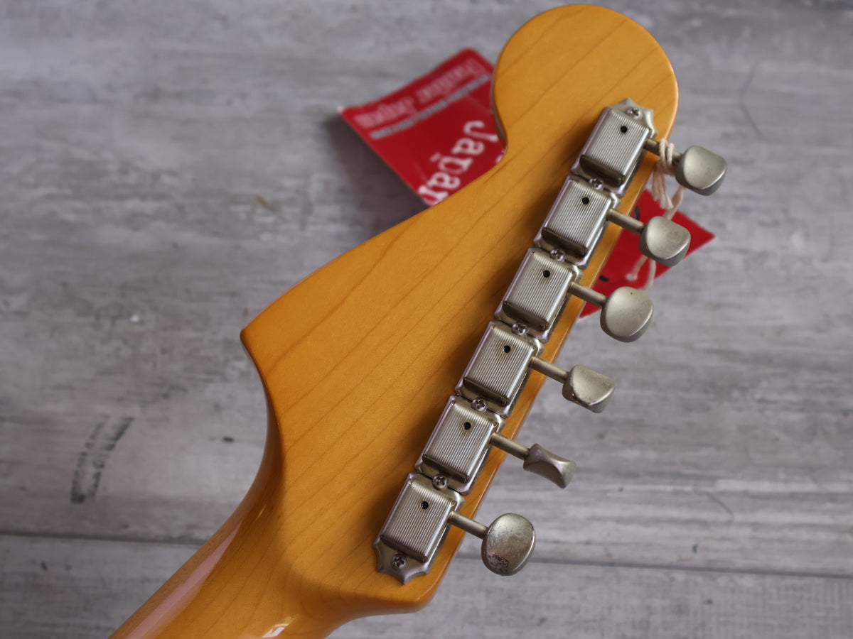 2003 Fender Japan JM66B '66 Reissue Jazzmaster w/Block Inlays & Binding (Sunburst)