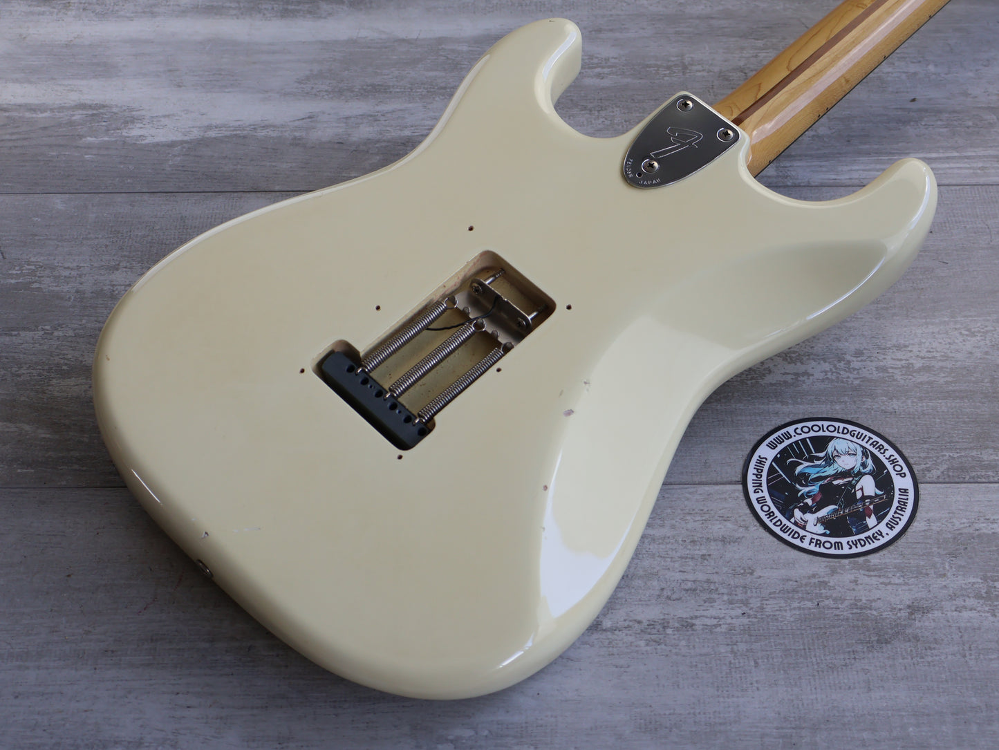 1996 Fender Japan ST72-145RB Ritchie Blackmore Scalloped Signature Stratocaster (Olympic White)