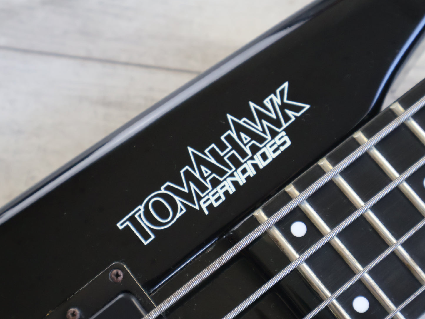1980's Fernandes THB-115 Tomahawk Headless Bass w/Graphite Neck (Black)