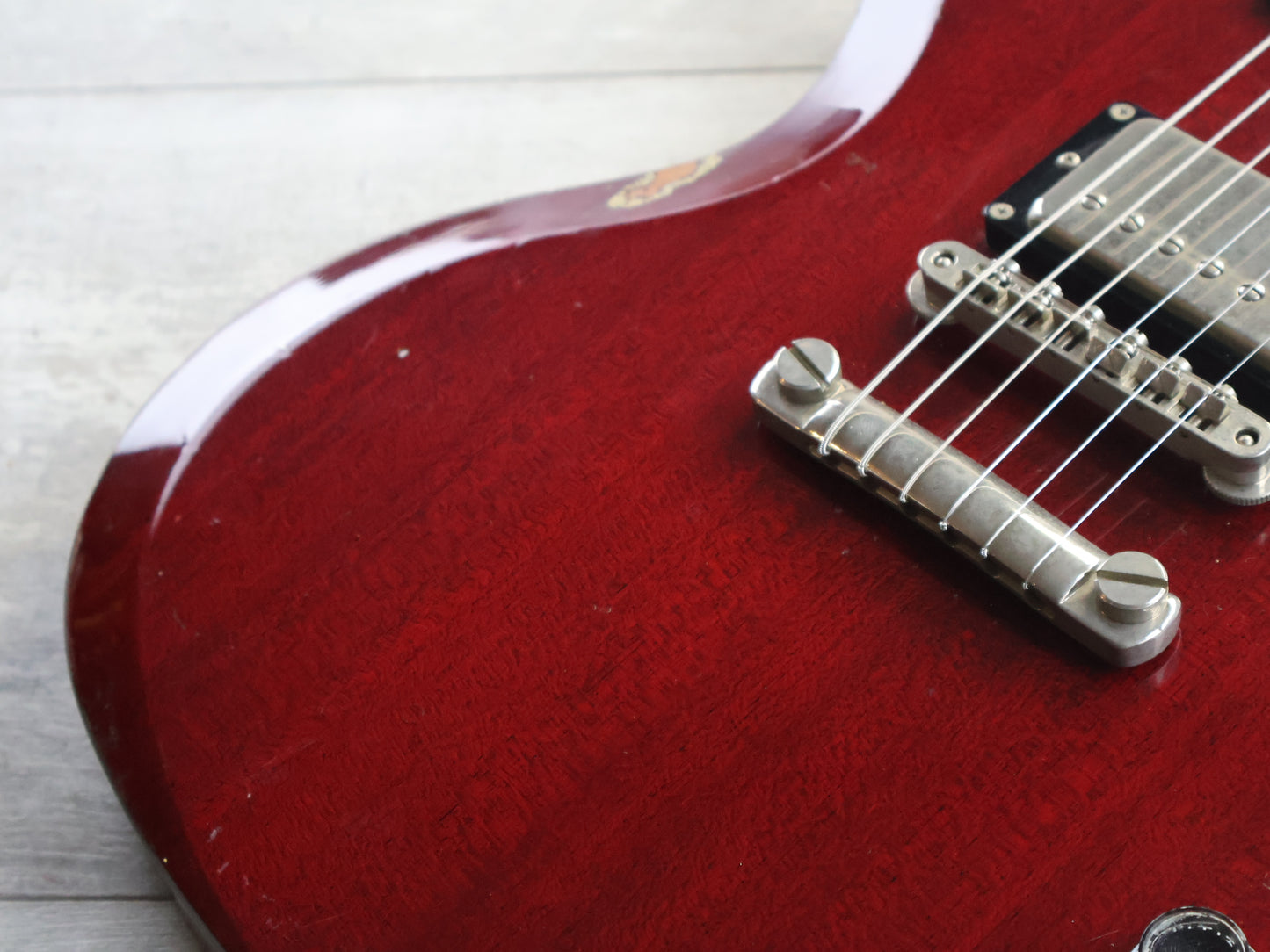 1996 Orville (Gibson) Japan SG-65 '62 Reissue SG Double Cutaway (Heritage Cherry)