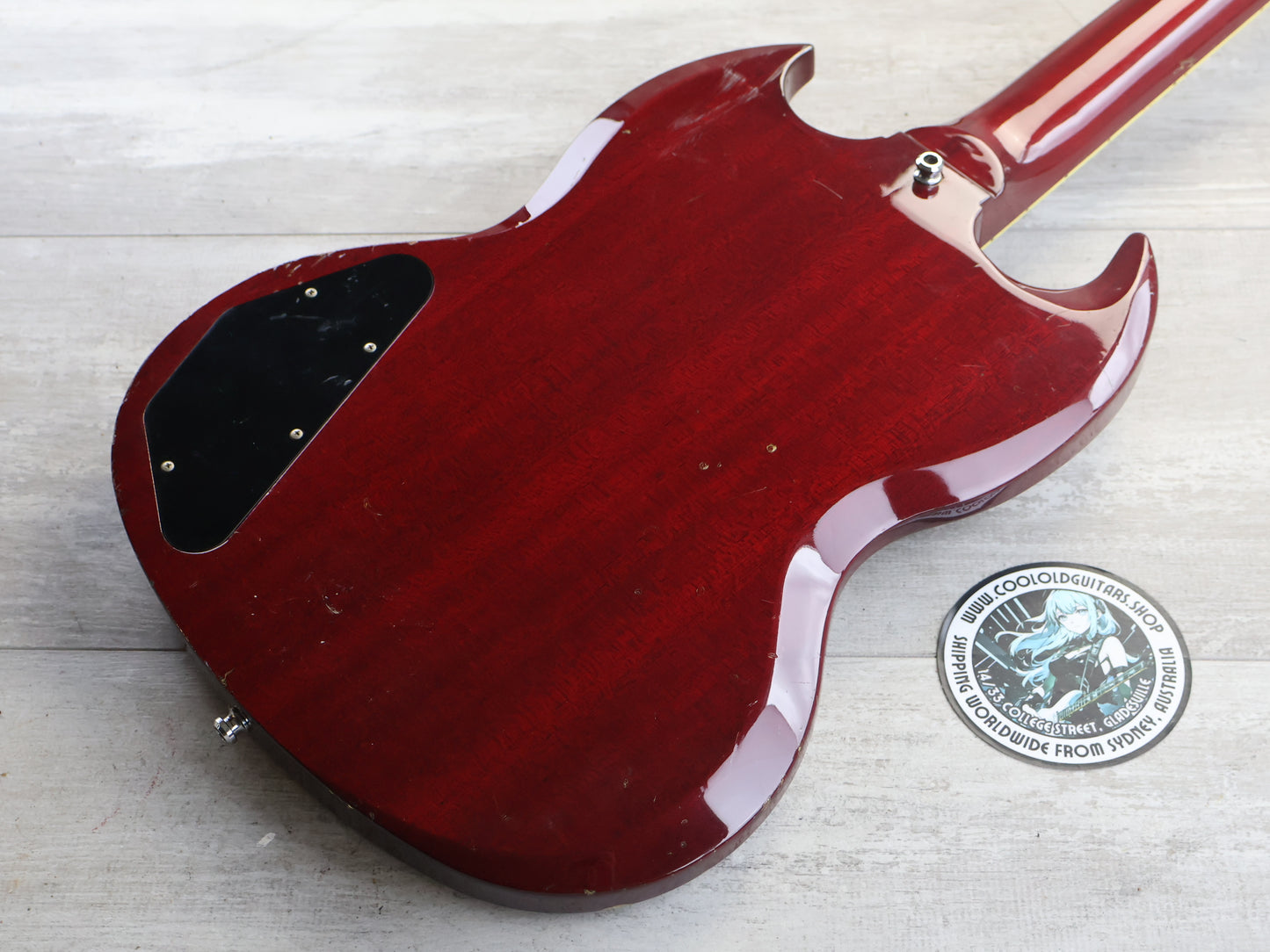 1996 Orville (Gibson) Japan SG-65 '62 Reissue SG Double Cutaway (Heritage Cherry)