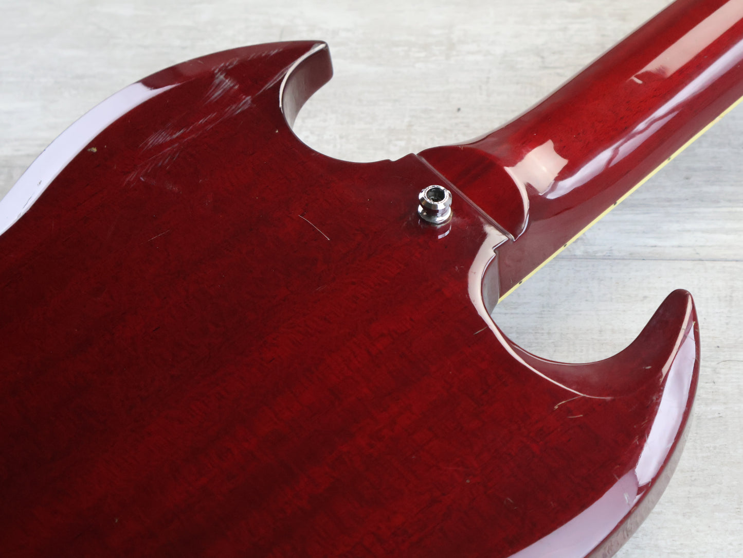 1996 Orville (Gibson) Japan SG-65 '62 Reissue SG Double Cutaway (Heritage Cherry)