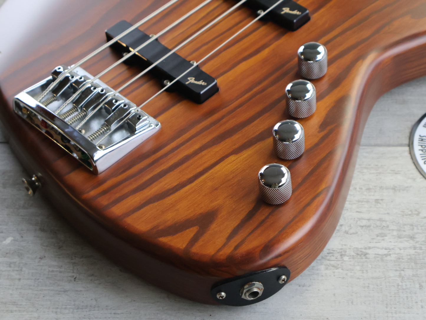 1990 Fender Japan JBR-1000 Pro Feel Jazz Bass (Matte Brown)
