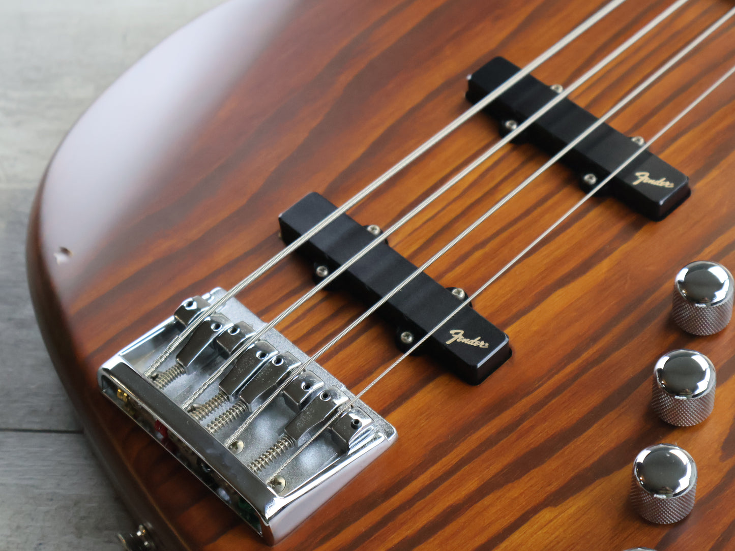 1990 Fender Japan JBR-1000 Pro Feel Jazz Bass (Matte Brown)