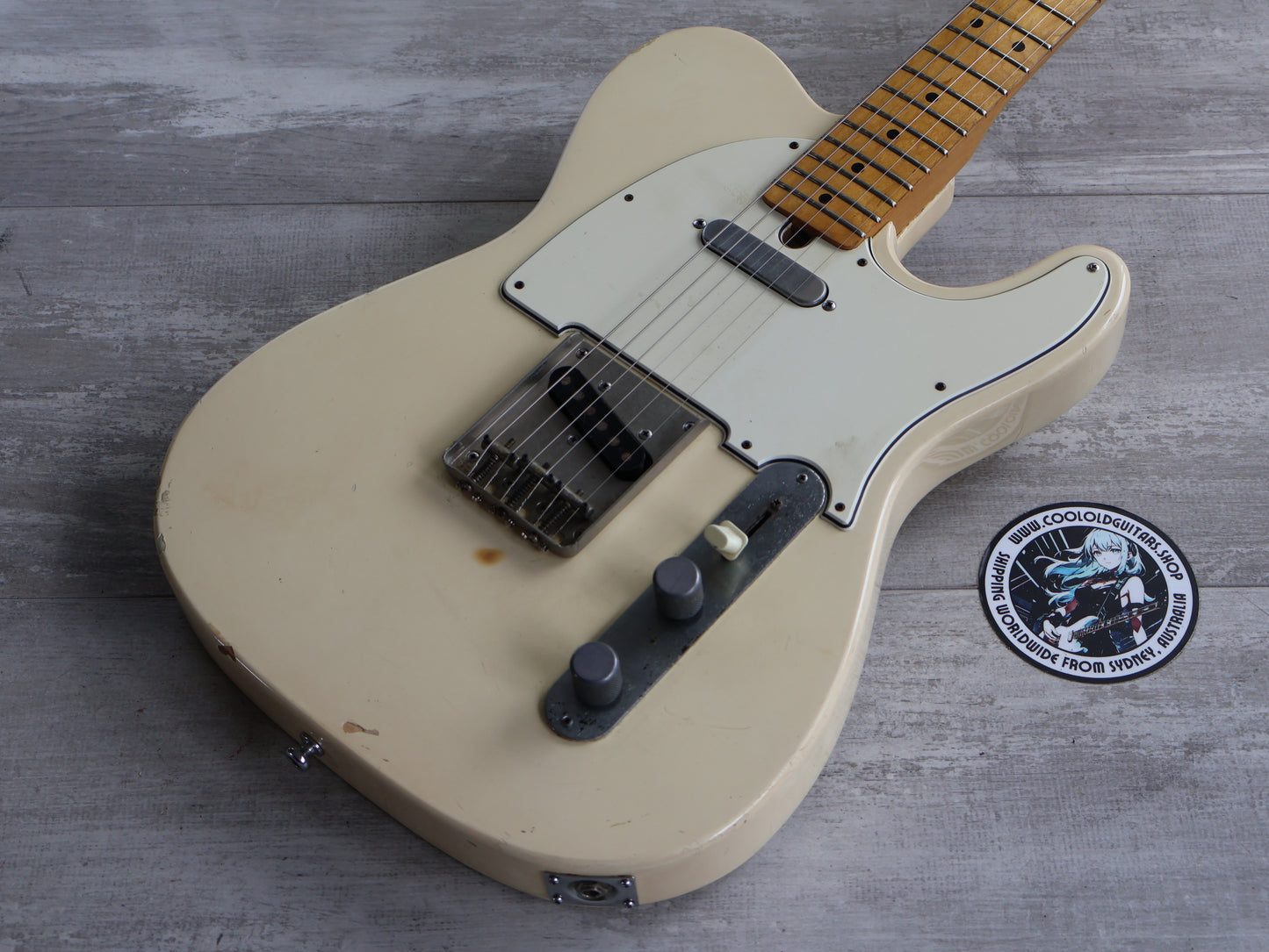 1973 Greco Japan TE-280 Vintage Twang-Style (Aged White)