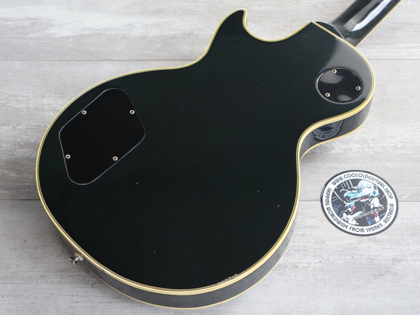 1978 Greco Japan EG-600PB Les Paul Custom 3PU Black Beauty (Ebony)