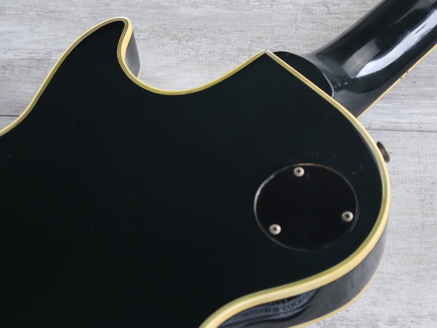 1978 Greco Japan EG-600PB Les Paul Custom 3PU Black Beauty (Ebony)