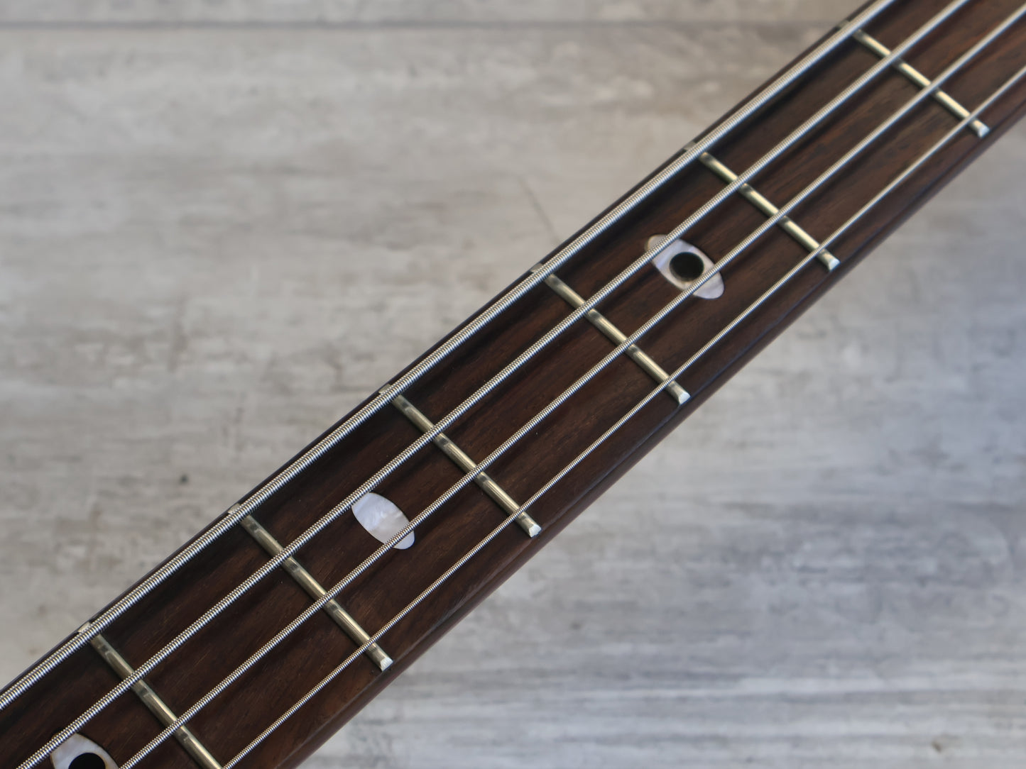 1983 Aria Pro II Japan SB Elite-II Electric Bass (Deep Red Metallic)