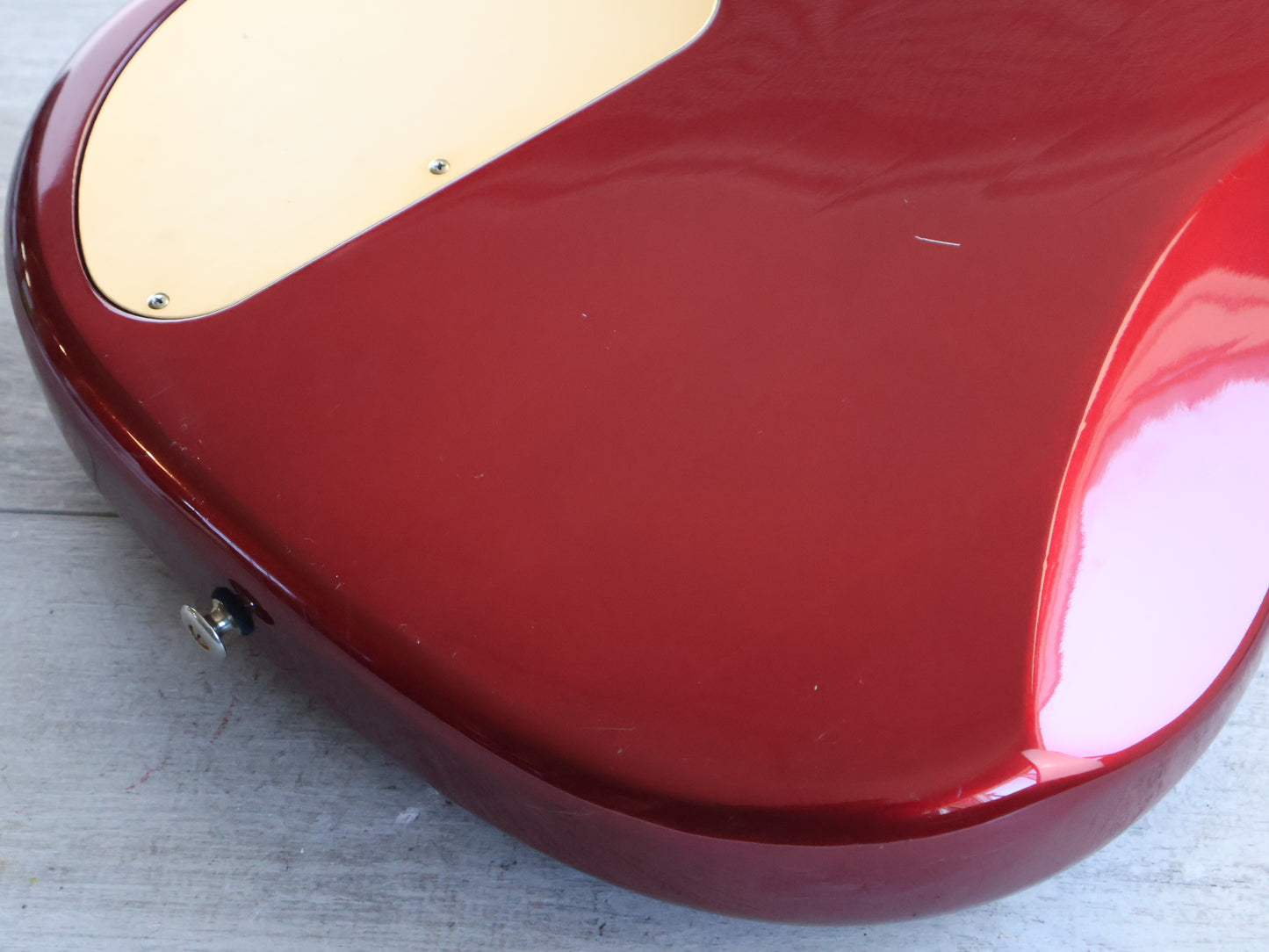 1983 Aria Pro II Japan SB Elite-II Electric Bass (Deep Red Metallic)